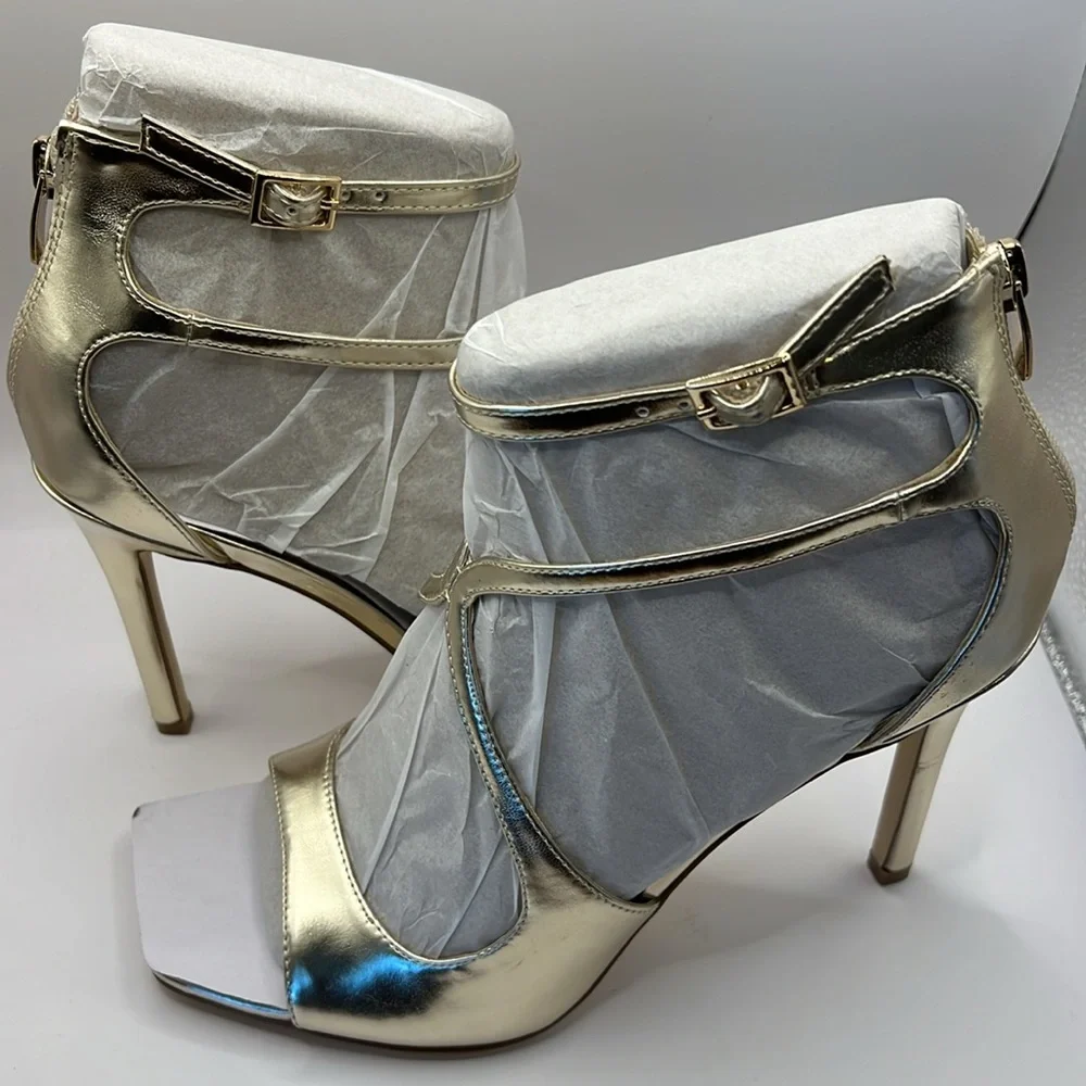 Nine West Tulah3 Gold sandals NIB